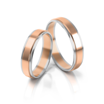 Preview: Stelmach Trauringe Weiss-Gelbgold Flensburg 047